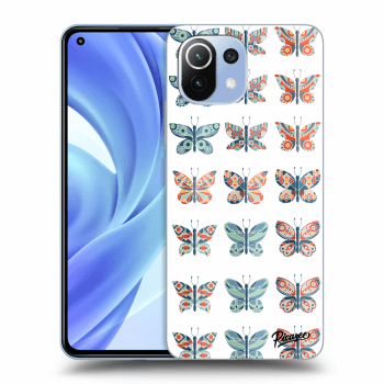 Picasee husă transparentă din silicon pentru Xiaomi Mi 11 - Butterflies