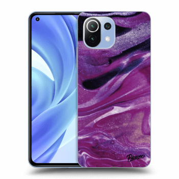 Husă pentru Xiaomi Mi 11 - Purple glitter