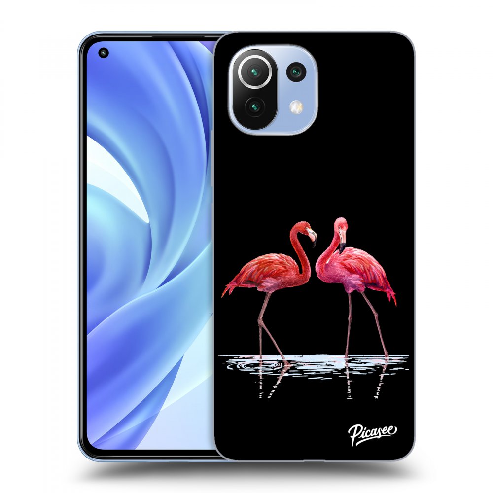 Picasee ULTIMATE CASE pentru Xiaomi Mi 11 Lite - Flamingos couple