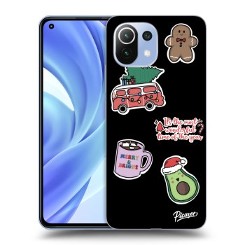 Husă pentru Xiaomi Mi 11 Lite - Christmas Stickers