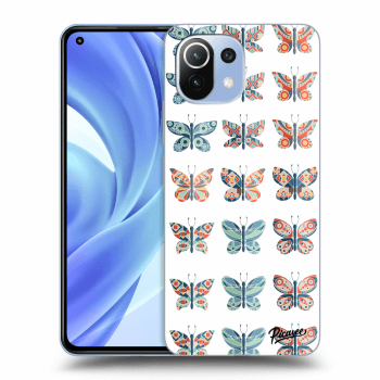 Picasee husă transparentă din silicon pentru Xiaomi Mi 11 Lite - Butterflies