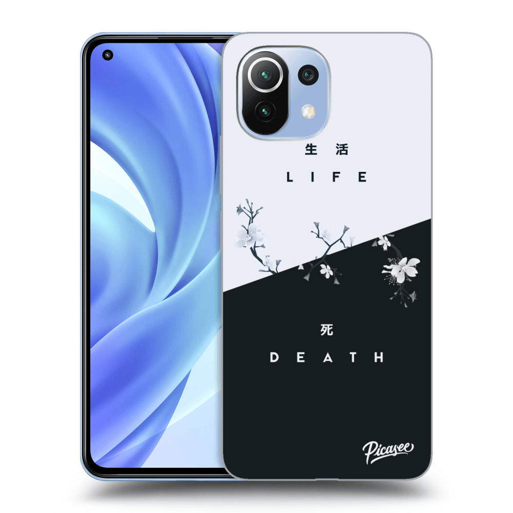 Picasee husă neagră din silicon pentru Xiaomi Mi 11 Lite - Life - Death