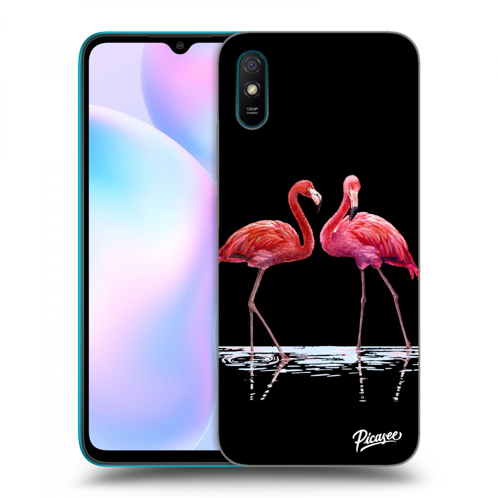 Picasee ULTIMATE CASE pentru Xiaomi Redmi 9AT - Flamingos couple