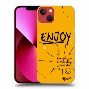 Picasee husă neagră din silicon pentru Apple iPhone 13 - Enjoy