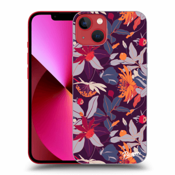 Husă pentru Apple iPhone 13 - Purple Leaf