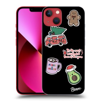 Husă pentru Apple iPhone 13 - Christmas Stickers