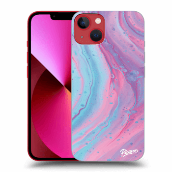 Husă pentru Apple iPhone 13 - Pink liquid