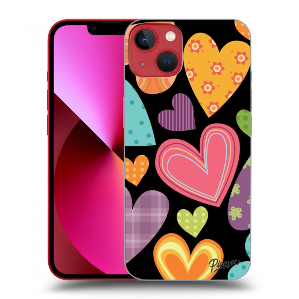 Picasee ULTIMATE CASE MagSafe pentru Apple iPhone 13 - Colored heart