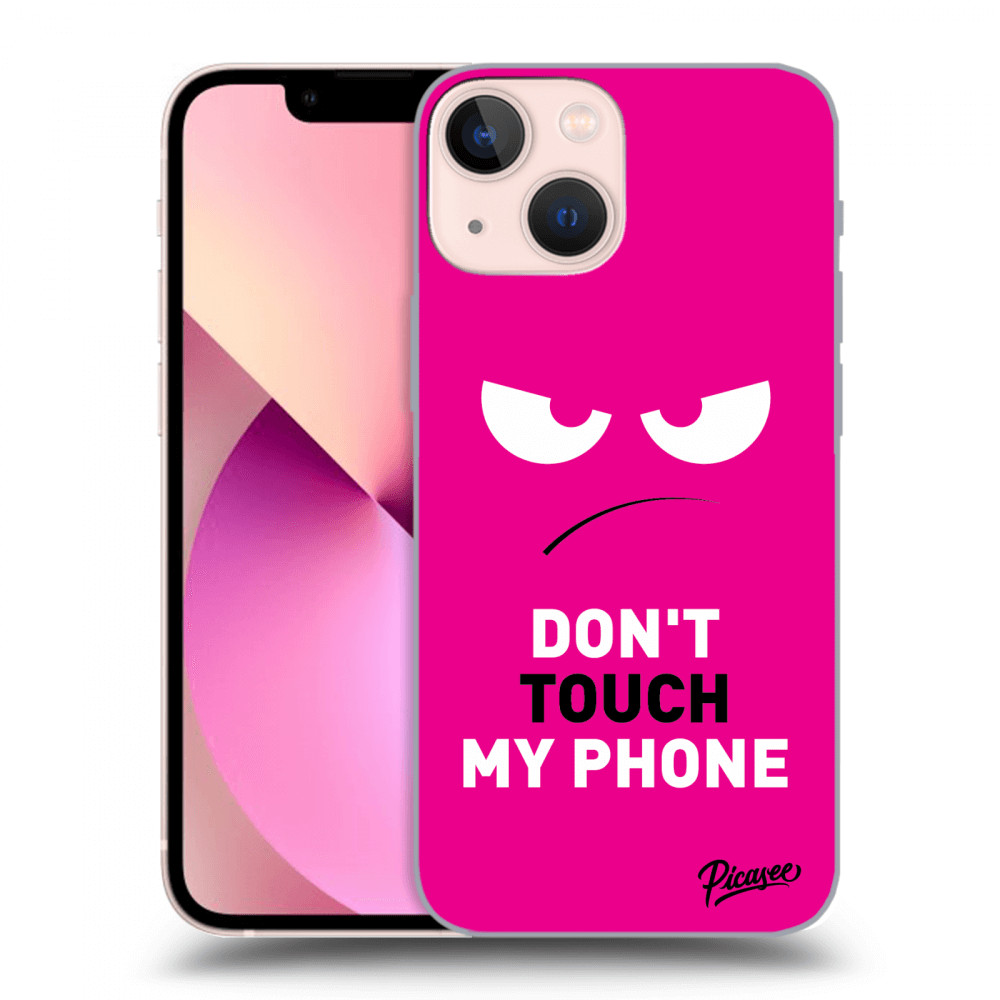 Picasee ULTIMATE CASE pentru Apple iPhone 13 mini - Angry Eyes - Pink