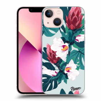 Picasee husă transparentă din silicon pentru Apple iPhone 13 mini - Rhododendron