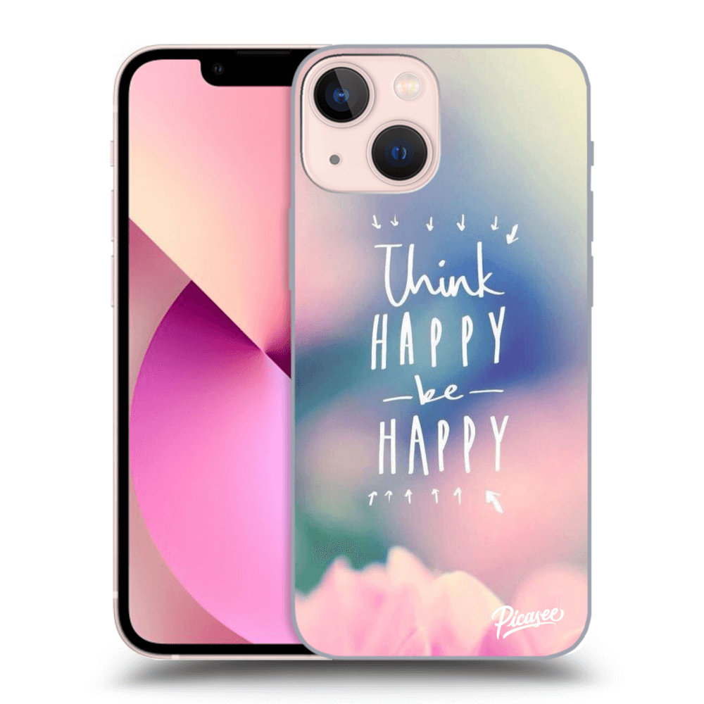 Picasee ULTIMATE CASE MagSafe pentru Apple iPhone 13 mini - Think happy be happy