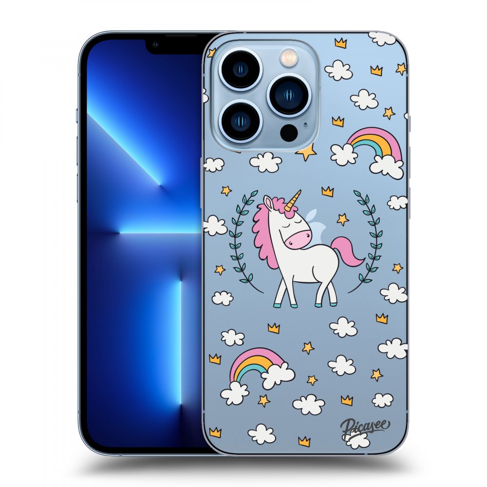 Husă Transparentă Din Silicon Pentru Apple IPhone 13 Pro - Unicorn Star Heaven