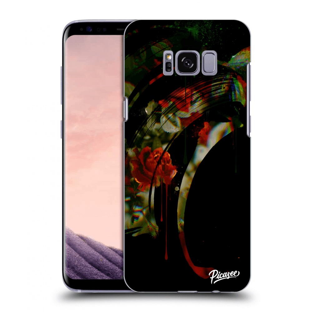 Picasee husă transparentă din silicon pentru Samsung Galaxy S8+ G955F - Roses black