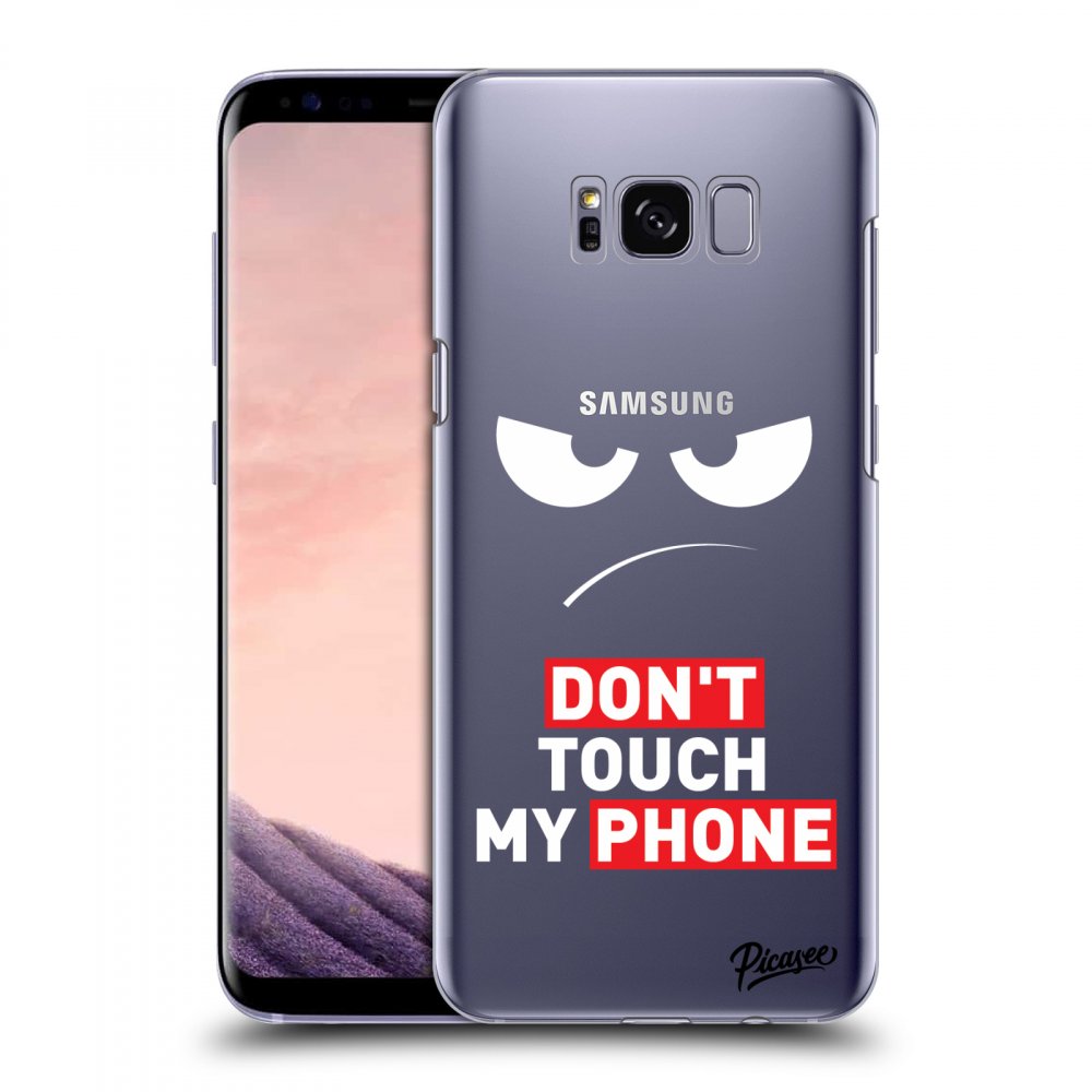 Picasee husă transparentă din silicon pentru Samsung Galaxy S8+ G955F - Angry Eyes - Transparent