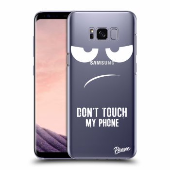 Picasee husă transparentă din silicon pentru Samsung Galaxy S8+ G955F - Don't Touch My Phone