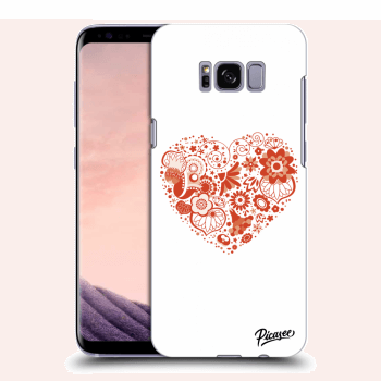 Picasee husă transparentă din silicon pentru Samsung Galaxy S8+ G955F - Big heart