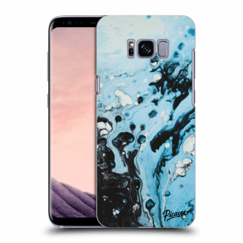 Picasee husă transparentă din silicon pentru Samsung Galaxy S8+ G955F - Organic blue