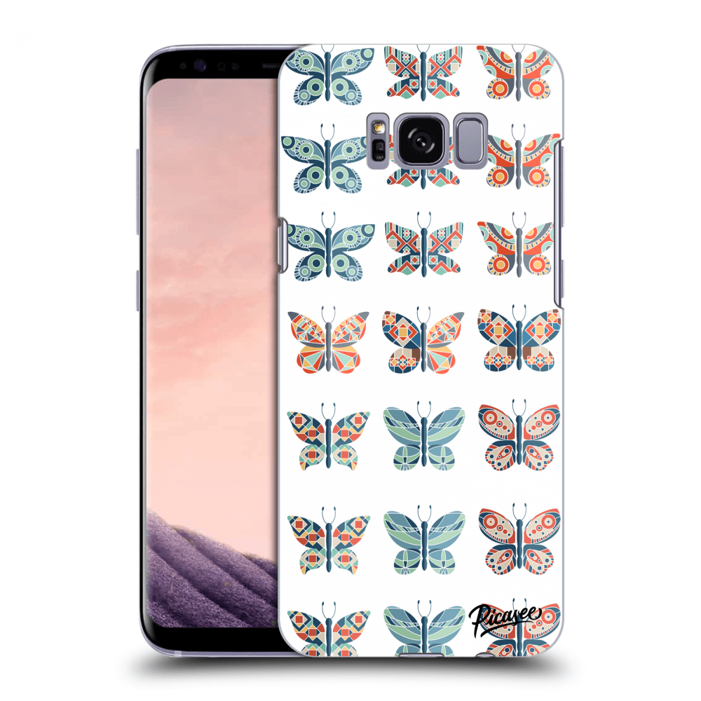 Picasee husă transparentă din silicon pentru Samsung Galaxy S8+ G955F - Butterflies