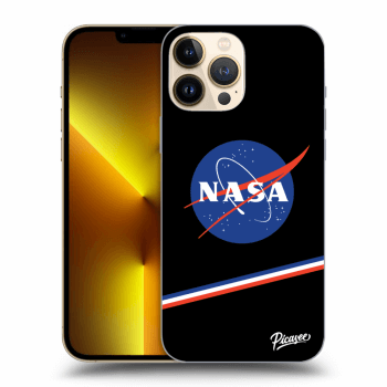 Picasee husă neagră din silicon pentru Apple iPhone 13 Pro Max - NASA Original