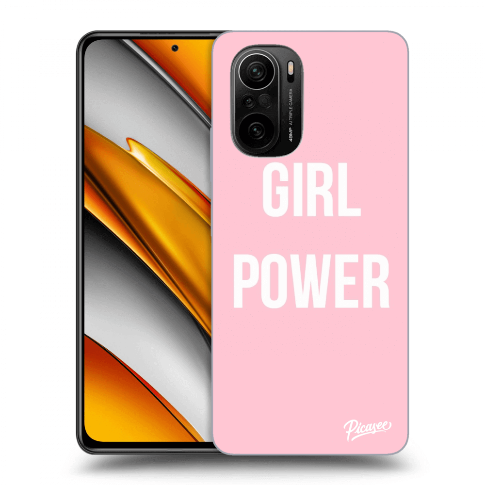 Picasee husă transparentă din silicon pentru Xiaomi Poco F3 - Girl power
