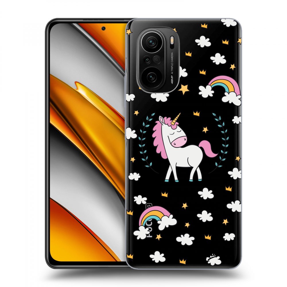 Picasee husă transparentă din silicon pentru Xiaomi Poco F3 - Unicorn star heaven