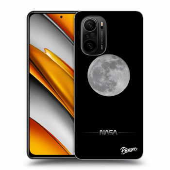 Picasee husă neagră din silicon pentru Xiaomi Poco F3 - Moon Minimal