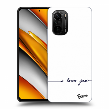 Husă pentru Xiaomi Poco F3 - I love you