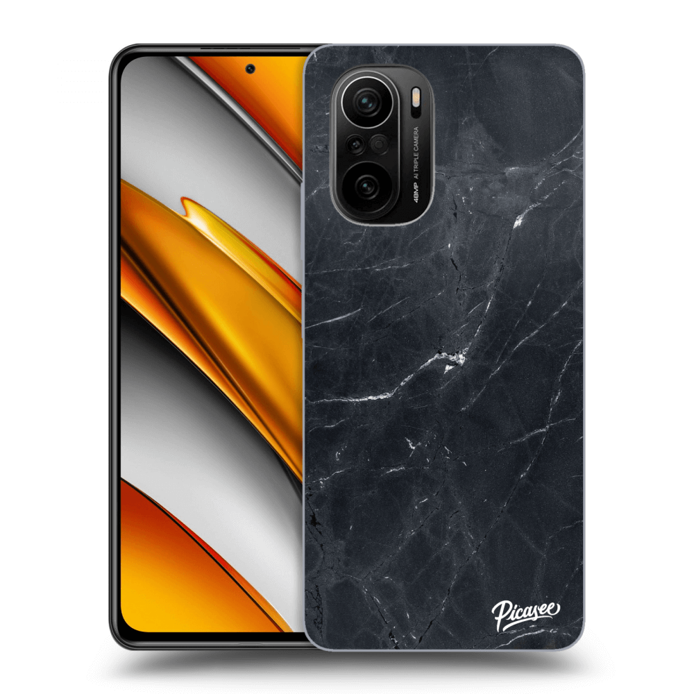 Picasee ULTIMATE CASE pentru Xiaomi Poco F3 - Black marble