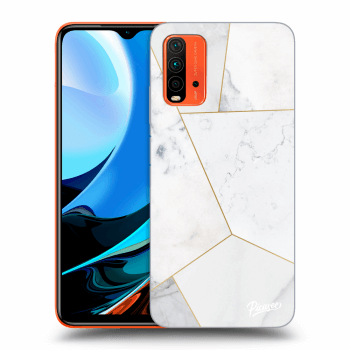 Husă pentru Xiaomi Redmi 9T - White tile