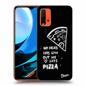 Picasee husă transparentă din silicon pentru Xiaomi Redmi 9T - Pizza