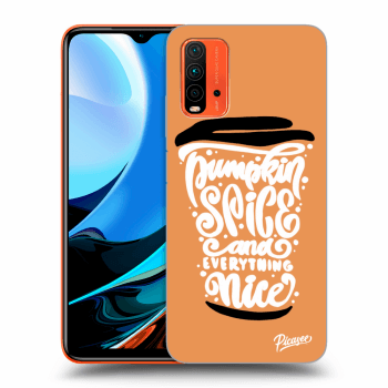 Husă pentru Xiaomi Redmi 9T - Pumpkin coffee