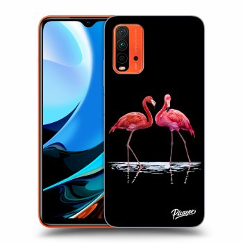 Husă pentru Xiaomi Redmi 9T - Flamingos couple