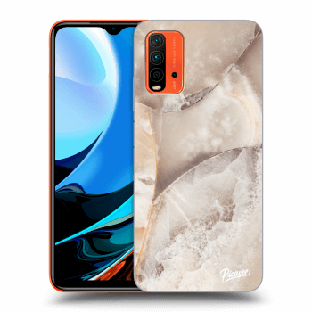 Picasee husă transparentă din silicon pentru Xiaomi Redmi 9T - Cream marble