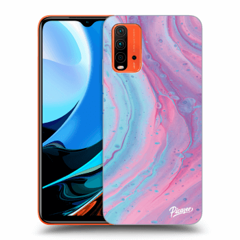 Husă pentru Xiaomi Redmi 9T - Pink liquid