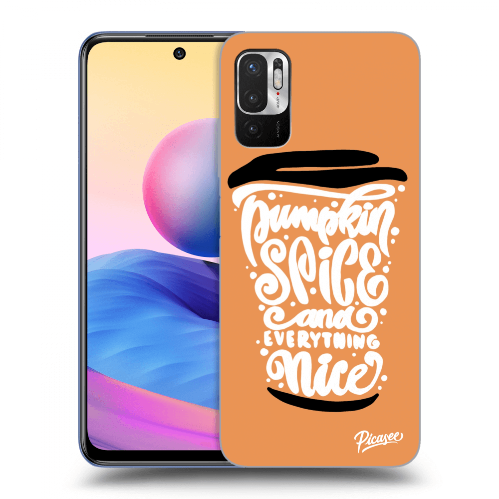 Picasee ULTIMATE CASE pentru Xiaomi Redmi Note 10 5G - Pumpkin coffee
