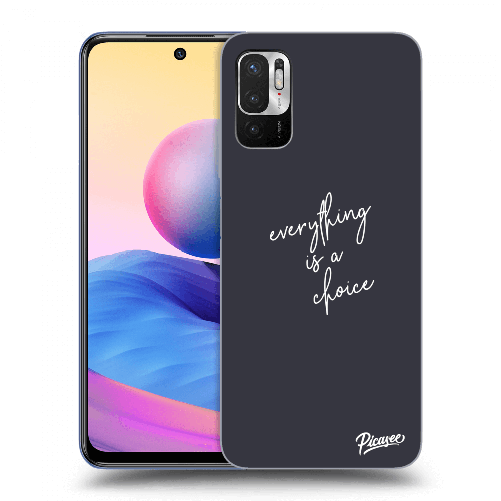 Picasee ULTIMATE CASE pentru Xiaomi Redmi Note 10 5G - Everything is a choice