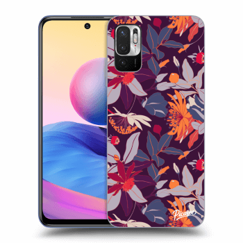 Husă pentru Xiaomi Redmi Note 10 5G - Purple Leaf