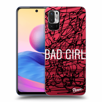 Picasee husă neagră din silicon pentru Xiaomi Redmi Note 10 5G - Bad girl