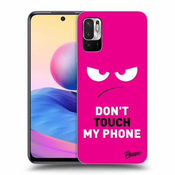 Picasee ULTIMATE CASE pentru Xiaomi Redmi Note 10 5G - Angry Eyes - Pink