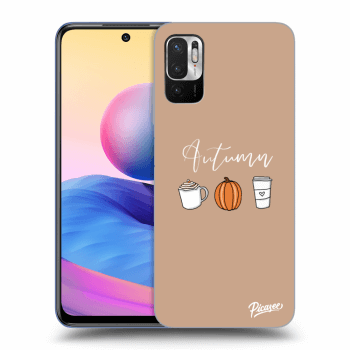 Picasee husă neagră din silicon pentru Xiaomi Redmi Note 10 5G - Autumn