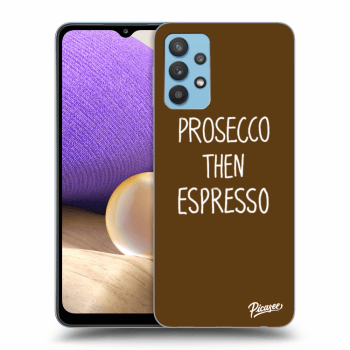 Picasee husă neagră din silicon pentru Samsung Galaxy A32 4G SM-A325F - Prosecco then espresso