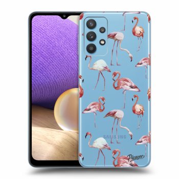 Picasee husă transparentă din silicon pentru Samsung Galaxy A32 4G SM-A325F - Flamingos