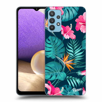 Husă pentru Samsung Galaxy A32 4G SM-A325F - Pink Monstera