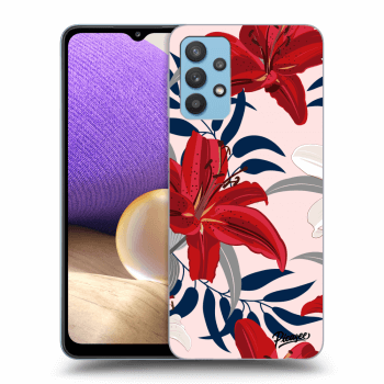 Husă pentru Samsung Galaxy A32 4G SM-A325F - Red Lily