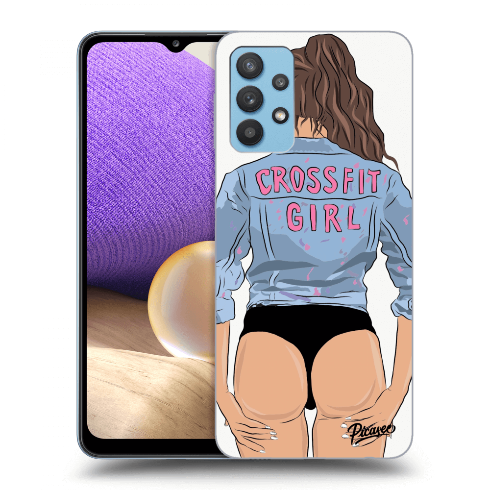Picasee ULTIMATE CASE pentru Samsung Galaxy A32 4G SM-A325F - Crossfit girl - nickynellow