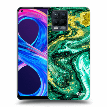 Husă pentru Realme 8 Pro - Green Gold