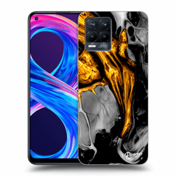 Husă pentru Realme 8 Pro - Black Gold