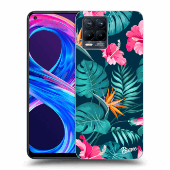 Husă pentru Realme 8 Pro - Pink Monstera