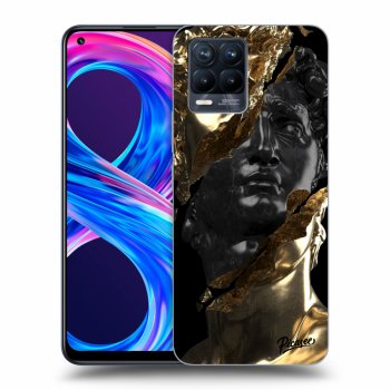Husă pentru Realme 8 Pro - Gold - Black