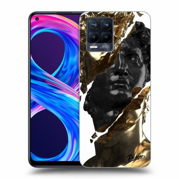 Husă pentru Realme 8 Pro - Gold - Black